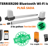 Terrier200 plná sada - Bluetooth Wi-Fi IoT pohon dvoukřídlé brány do 5 m průjezdu